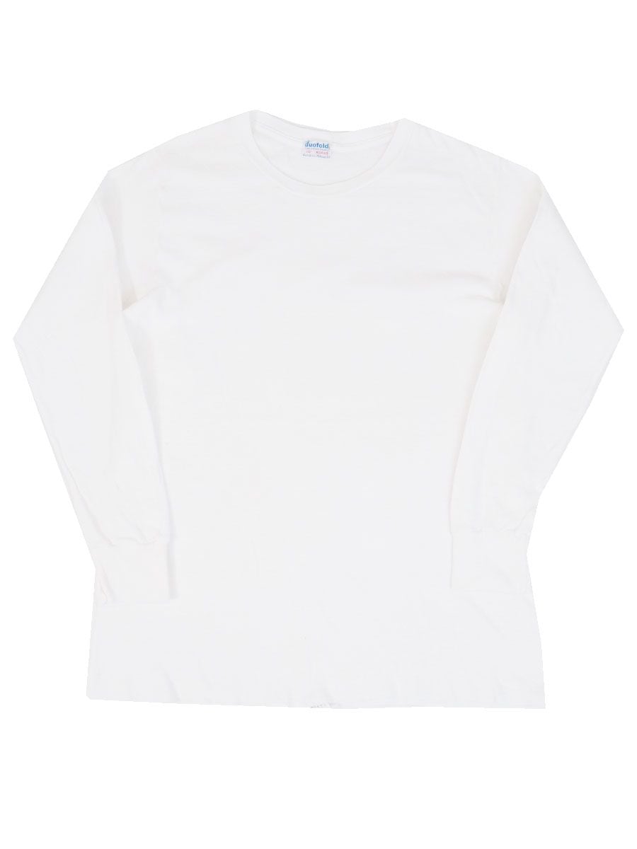 70's duofold ロングスリーブサーマル ホワイト 表記(M)
