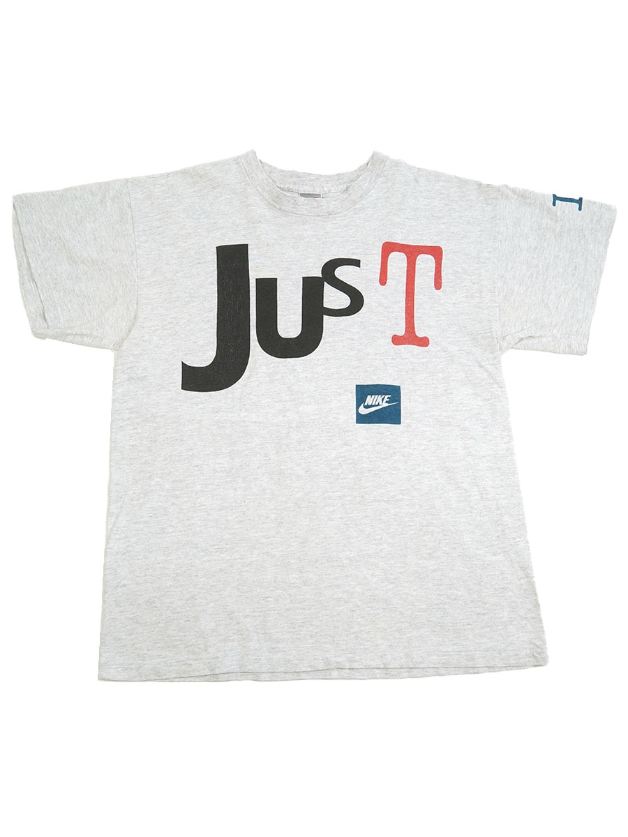 90's NIKE ''JUST DO IT'' 100%コットン 両面プリント Tシャツ 表記(L) USA製