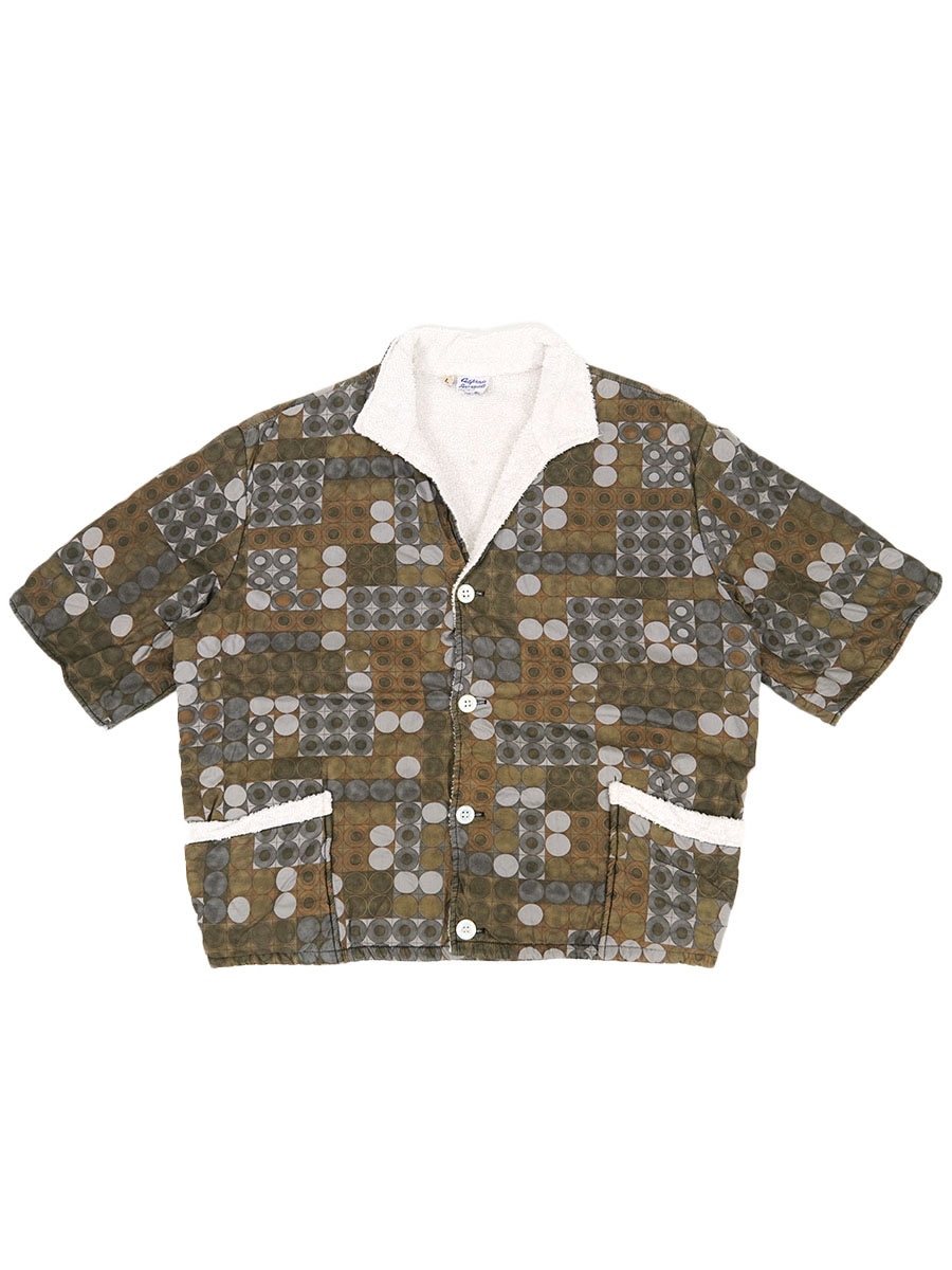 50's～ California Swim wear co. 総柄 ビーチシャツ 表記(L)