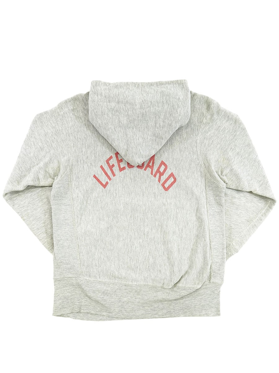 70's 単色タグ チャンピオンRWパーカ ''LIFE GUARD'' 両面