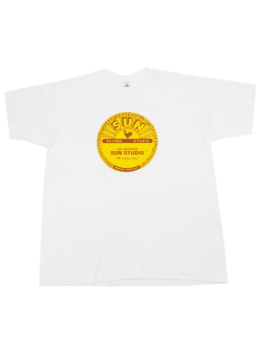 90's FRUIT OF THE LOOM ''SUN STUDIO'' プリントTシャツ 表記(XL