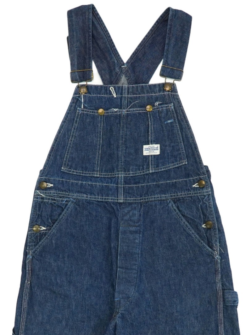 ※よしーし※HERCULES デニム オーバーオール ヘラクレス ( HERCULES ) OVERALL NON WASH DENIM / デニム