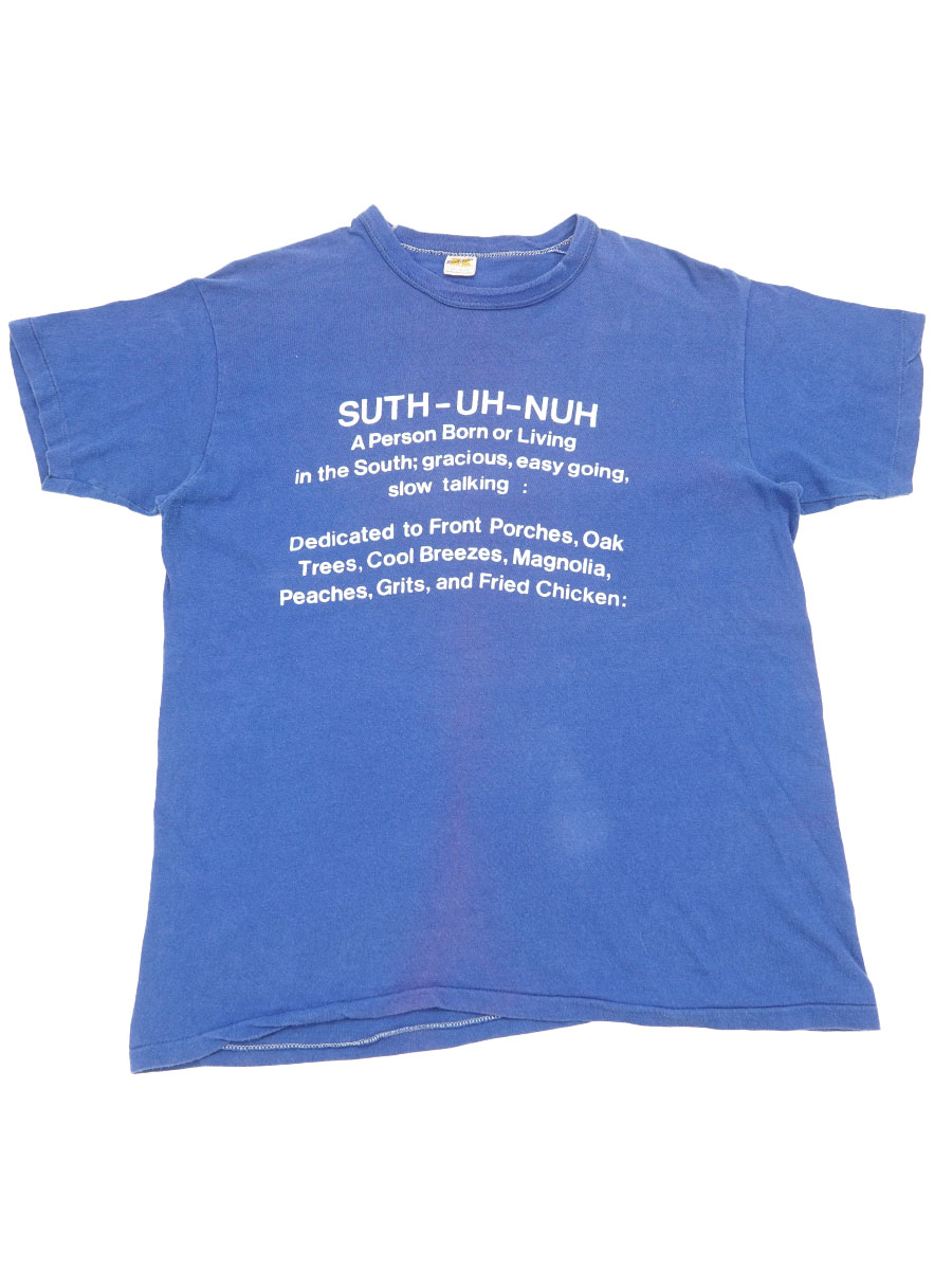 Russell 金タグ　T-シャツ　XL 70's RUSSELL 金タグ ''SUTH-UH-NUH'' バインダーネック