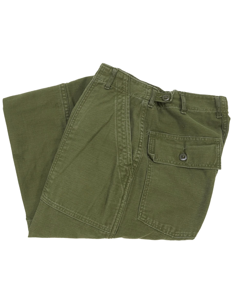 61's U.S.ARMY 初期 ベイカーパンツ ボタンフライ 表記(SMALL-LONG