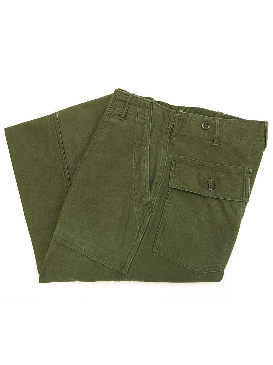 60's U.S.ARMY 初期 ベイカーパンツ ボタンフライ 表記(30x31) | NEW