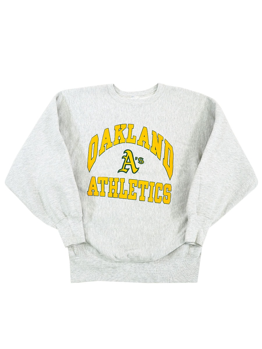 90's 刺繍タグ チャンピオンRW ''DAKLAND ATHLETICS'' 3段