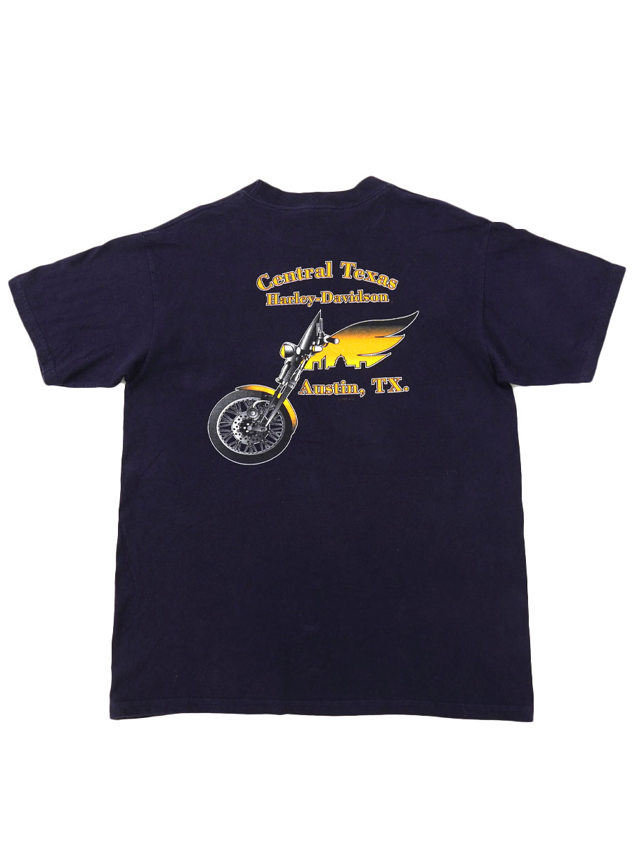 90's ハーレーダヴィッドソン 両面プリント Tシャツ 表記(L) USA製