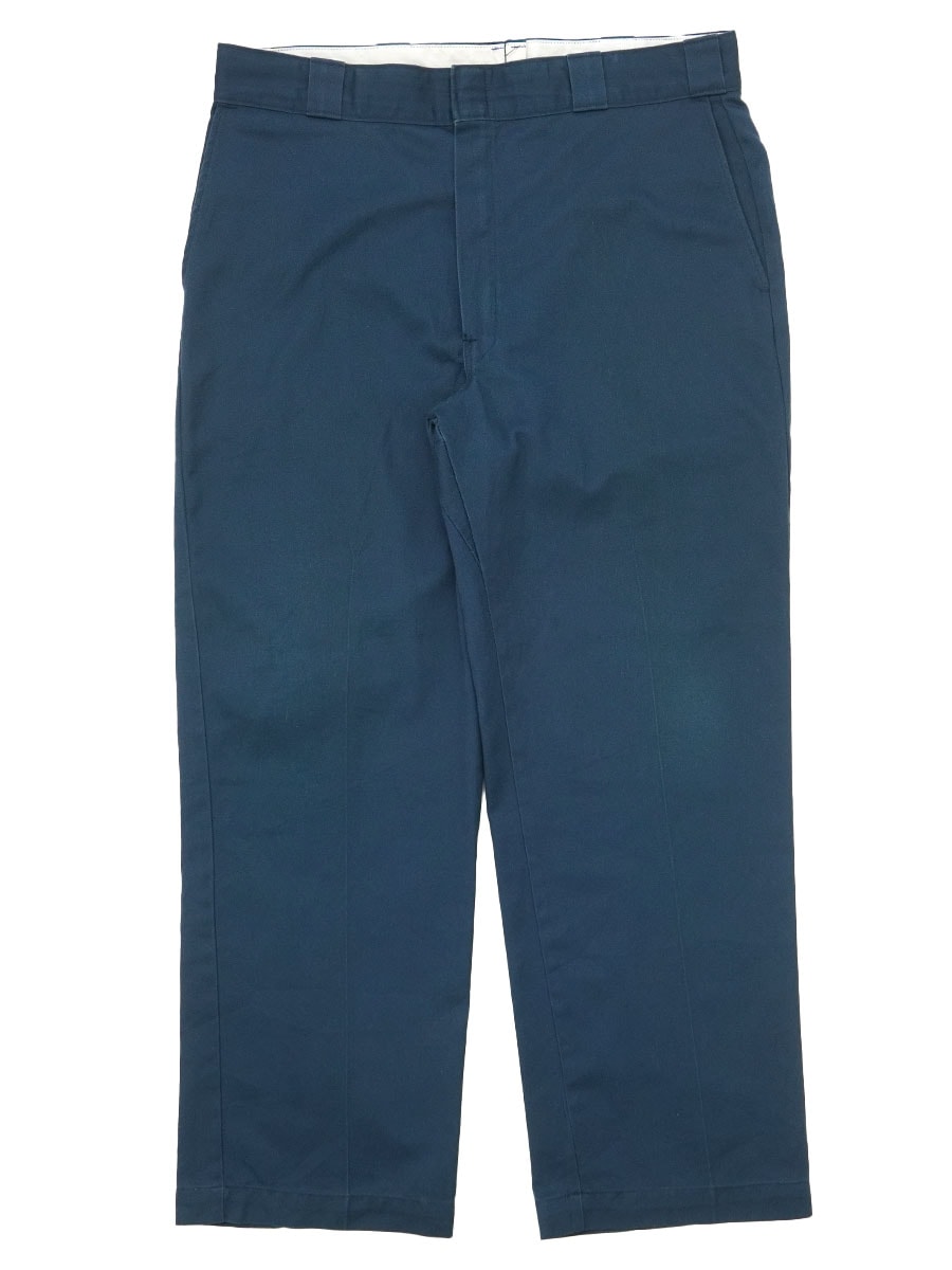90's Dickies ワークパンツ ネイビー 表記(38x29)