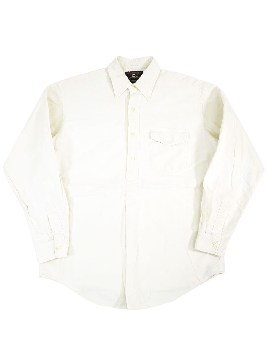 RRL 3点留め ボタンダウンシャツプルオーバー 100％コットン 表記(M)