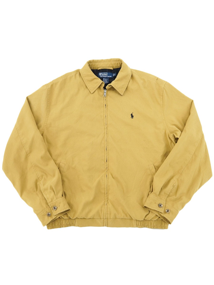 【美品✨】ポロラルフローレンスウィングトップ ベー裏地チェック柄 現行モデル◎M 90's~ POLO by Ralph Lauren スウィングトップ 裏地フリース付き