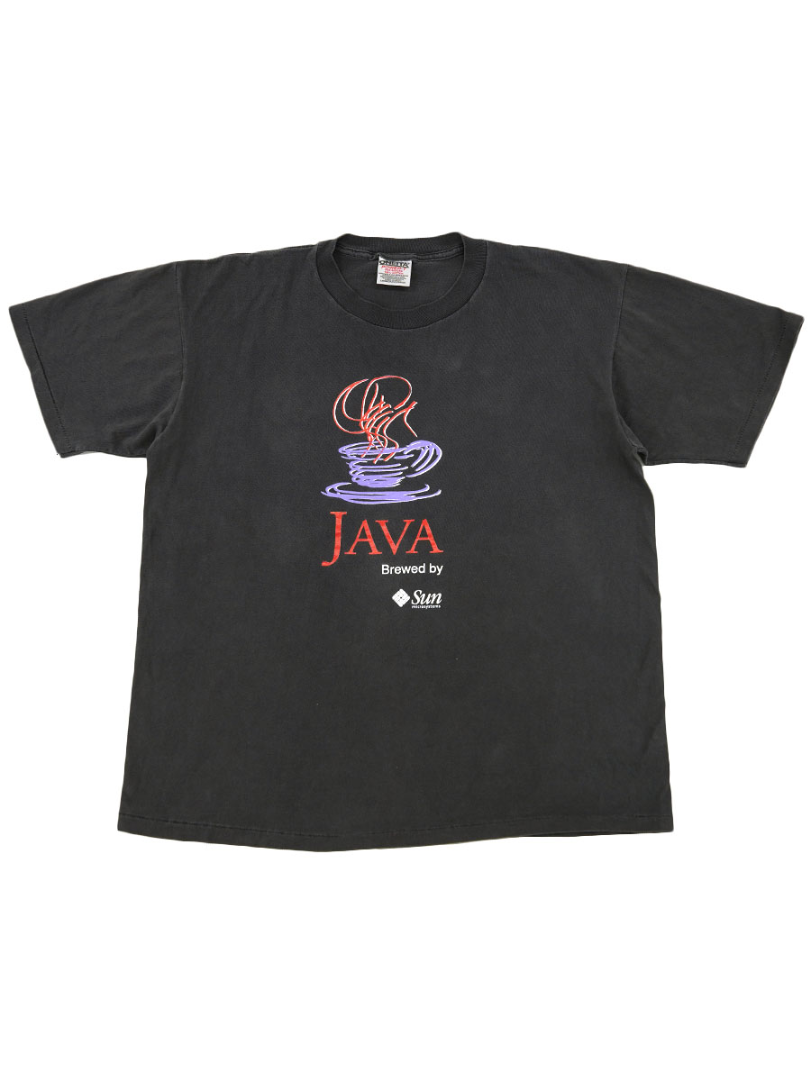 90's ONEITA ''Java'' プログラミング言語 Tシャツ 表記(L)