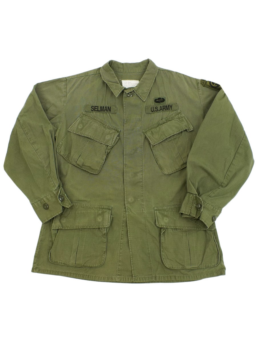 70's U.S.ARMY ファティーグJKT 4th 表記(SMALL SHORT) AIRBORNEワッペン