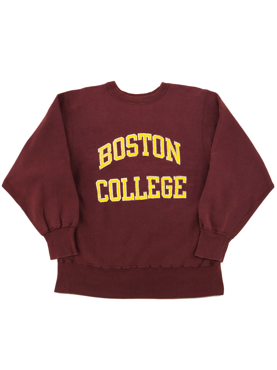 80's プリントタグ チャンピオンRW ''BOSTON COLLEGE'' 表記(L) USA製