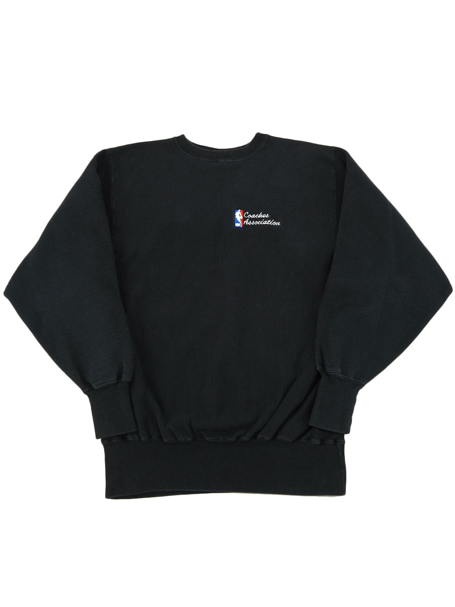 90's 刺繍タグ チャンピオンRW ''NBA Coaches Association'' ブラック 表記(XL) USA製