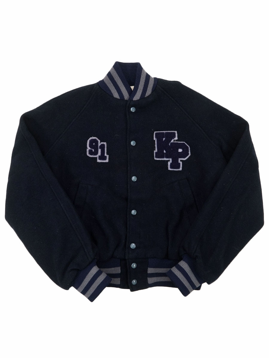 その他ブランド / 60s/KINGS POINT/KINGS POINT/スタジャン/--/ウール/ネイビー// 80's～ KINGS POINT ''KP'' #99 ウールスタジャン ネイビー 表記(M
