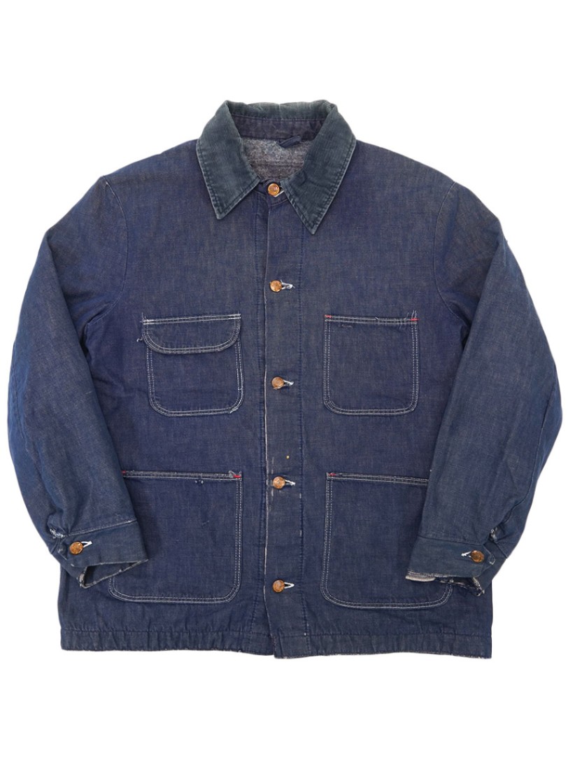 ☆Wrangler☆ コーデュロイ襟 特大裏ボアデニムカバーオール C-3687