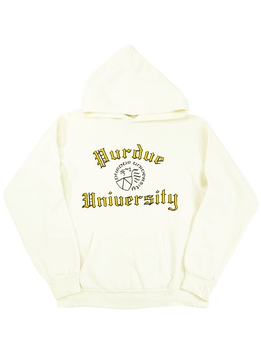 80's トリコタグ チャンピオン ''PURDUE UNIVERSITY'' 3段プリントスウェット 表記(L)