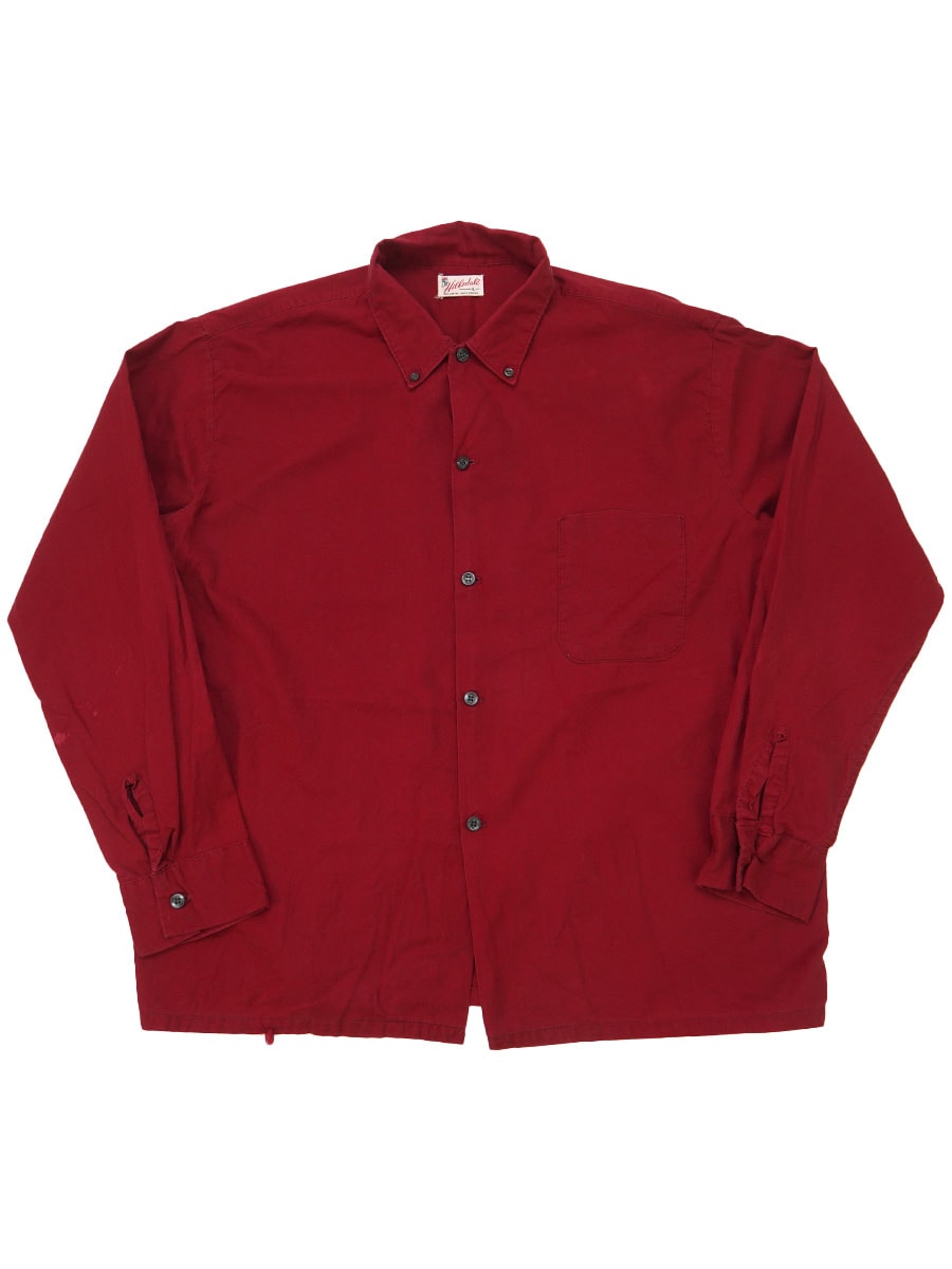 60s Pilgrim レッド ワイシャツ 15-M-15½ 60s Pilgrim レッド ワイシャツ 15-M-15½