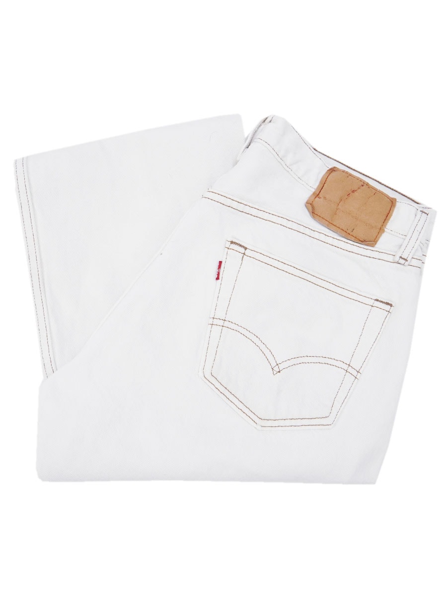 90's Levi's 501 ホワイト デニムパンツ 表記(34x30) USA製