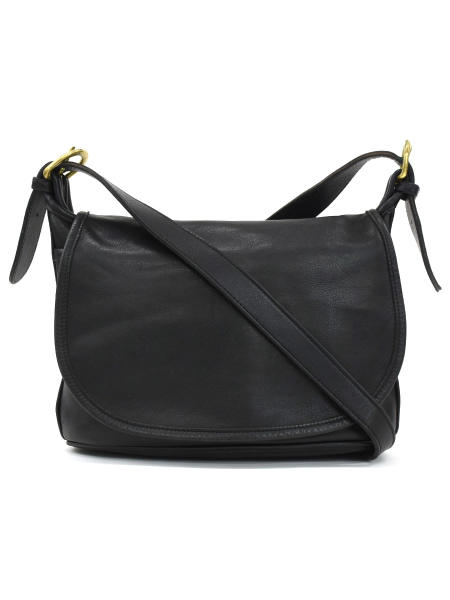 【COACH】ブラックレザー ビジネスバッグ ショルダーストラップ付き COACHコーチ ビジネスバッグ ブラック レザー ショルダー付 美品