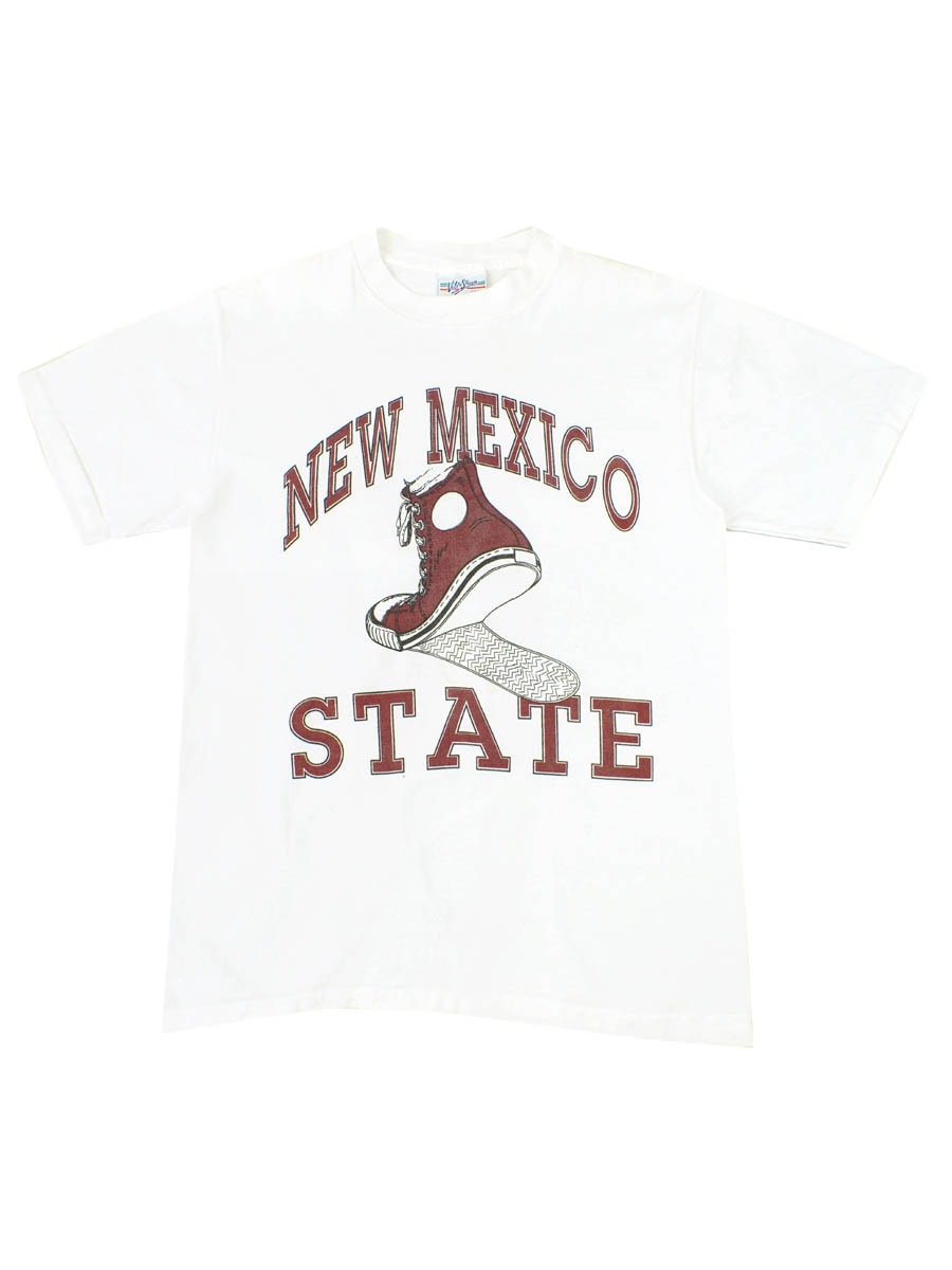 90's Velva Sheen ''NEW MEXICO STATE'' Tシャツ 表記(M) USA製