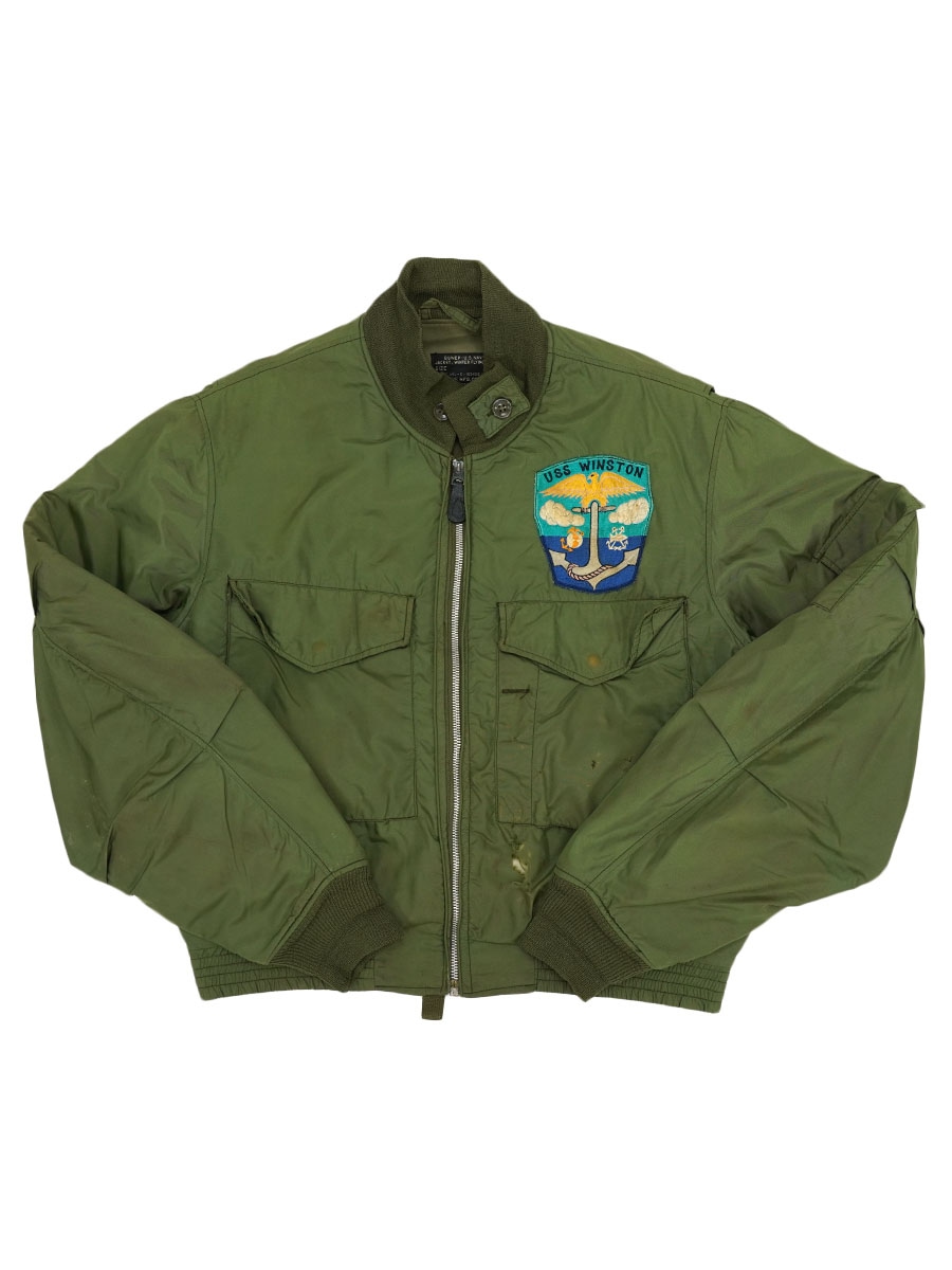 63's U.S.NAVY MIL-S-18342B(WEP) WEPジャケット 表記(42L) ワッペン