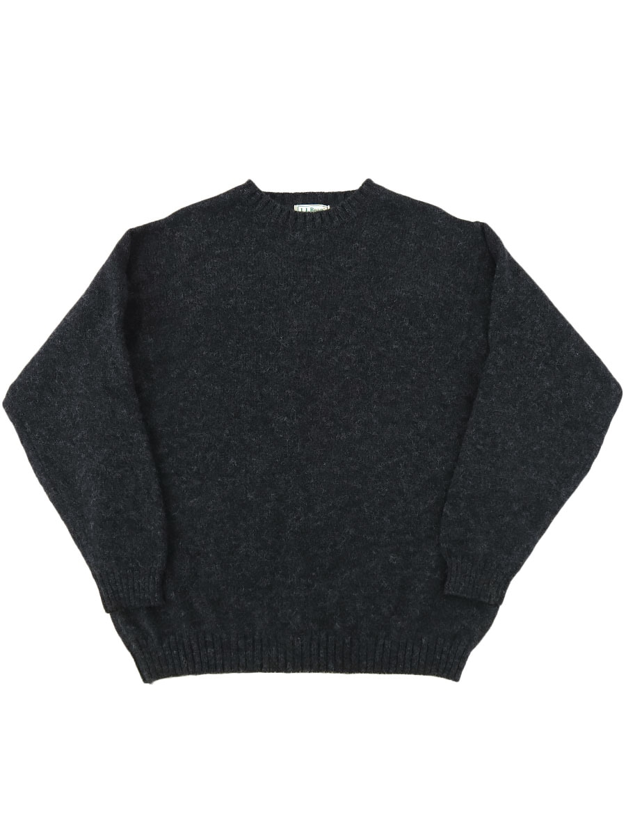 アイルランド製 L.L.Bean ウールセーター 表記(L) チャコール | すべて