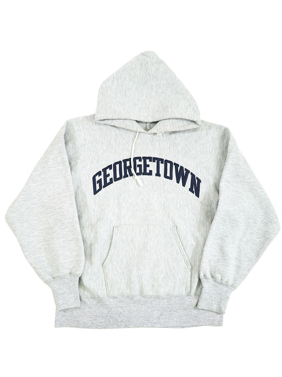 90's 刺繍タグ チャンピオンRWパーカ ''GEORGETOWN'' 表記(L) USA製