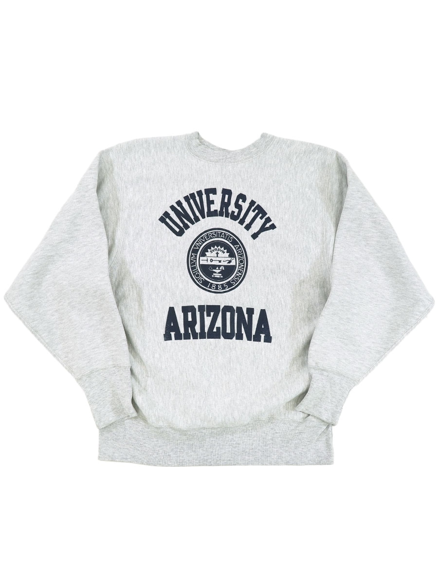 80's プリントタグ チャンピオンリバースウィーブ3段プリント 表記(XL) 80's プリントタグ チャンピオンRW ''ARIZONA STATE'' 表記(XL