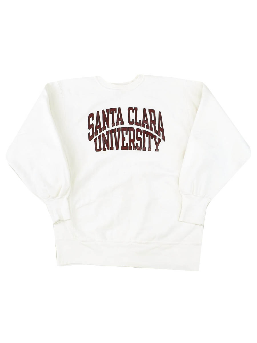 90's 刺繍タグ チャンピオンRW ''SANTA CLARA UNIVERSITY'' 白 表記(XXL) USA製