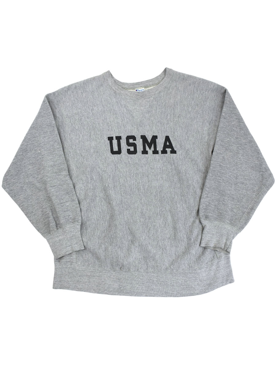 80's プリントタグ チャンピオンRW ''USMA'' 染み込み 表記(XL)