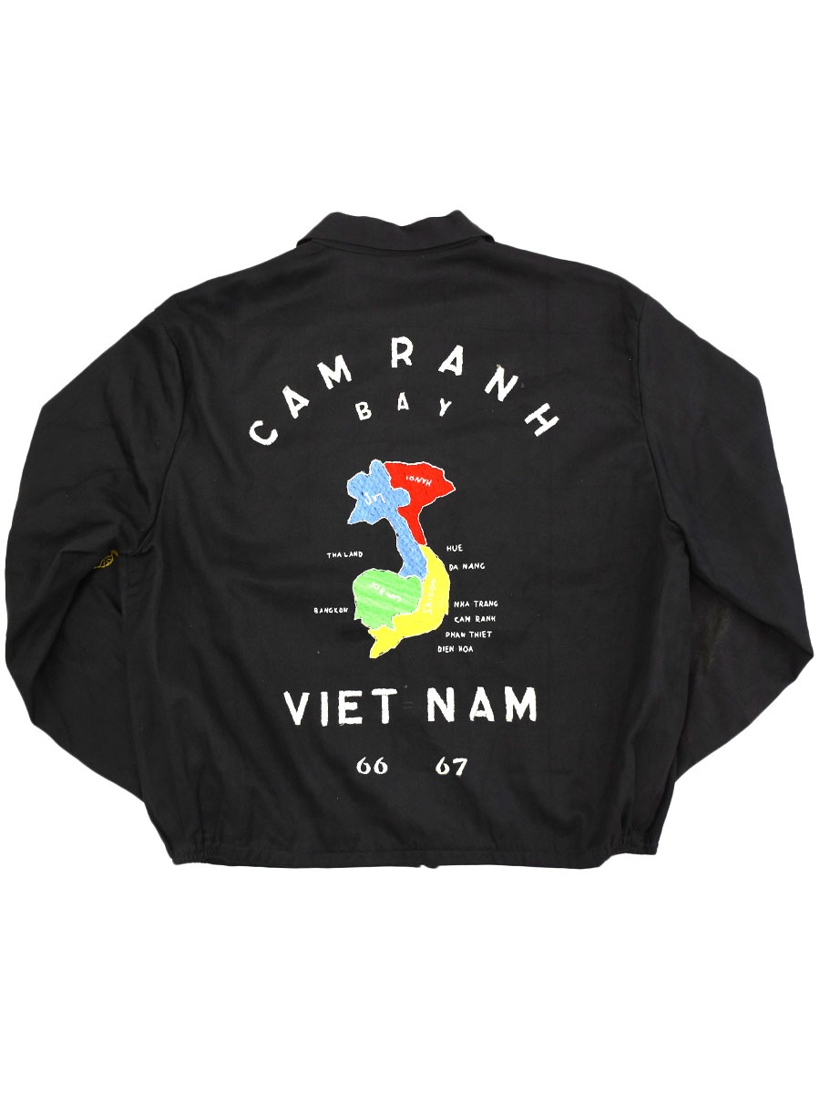 【6月14日販売終了】60s ヴィンテージ ベトジャン 66/67 XL 美品】50s 60s ベトジャンVIETNAM ブラック 66/67