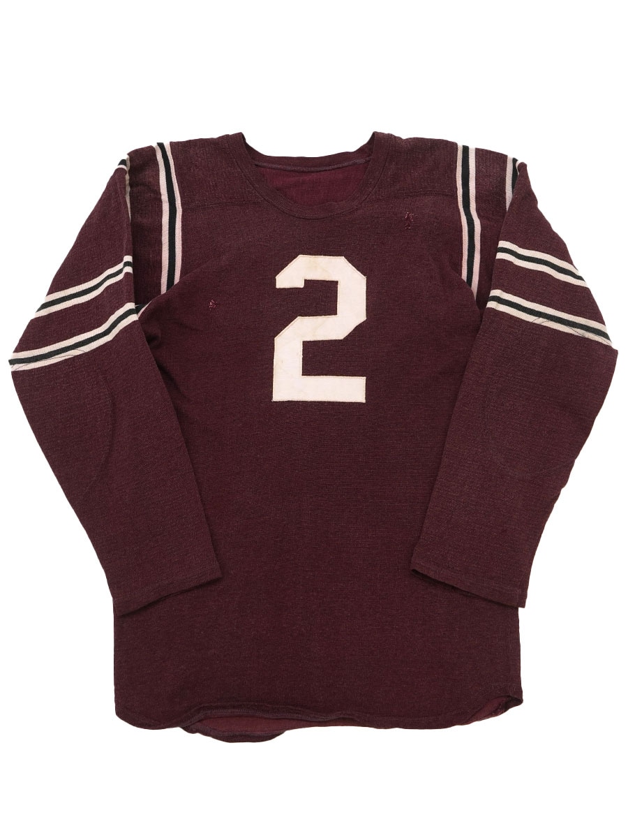 50's～ ''＃2'' 両面ワッペン フットボールTシャツ エンジ 実寸(L位)
