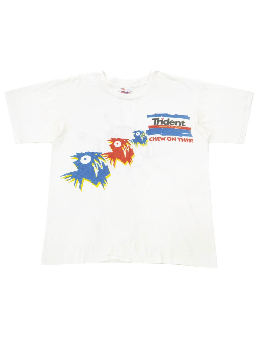 90's Solar-T ''Trident × MTV'' 両面プリントTシャツ 表記(L)