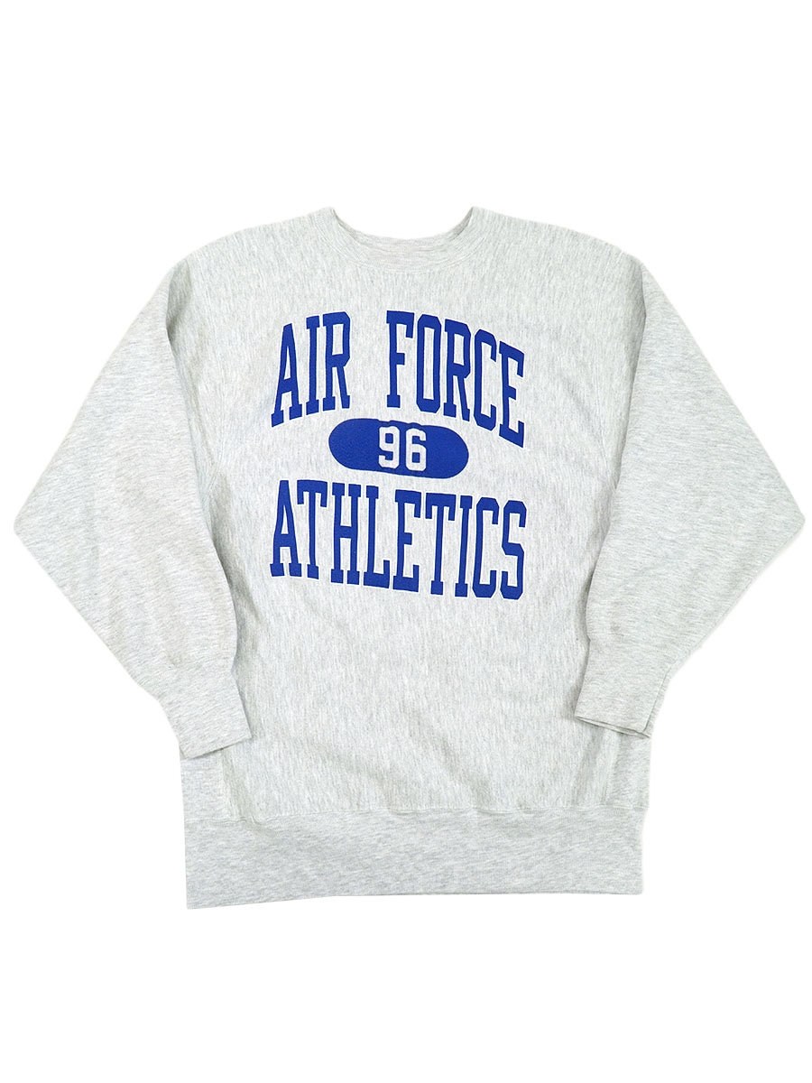 90's 刺繍タグ チャンピオンRW ''AIR FORCE ATHLETICS'' 3段プリント 表記(XXL) MEXICO製