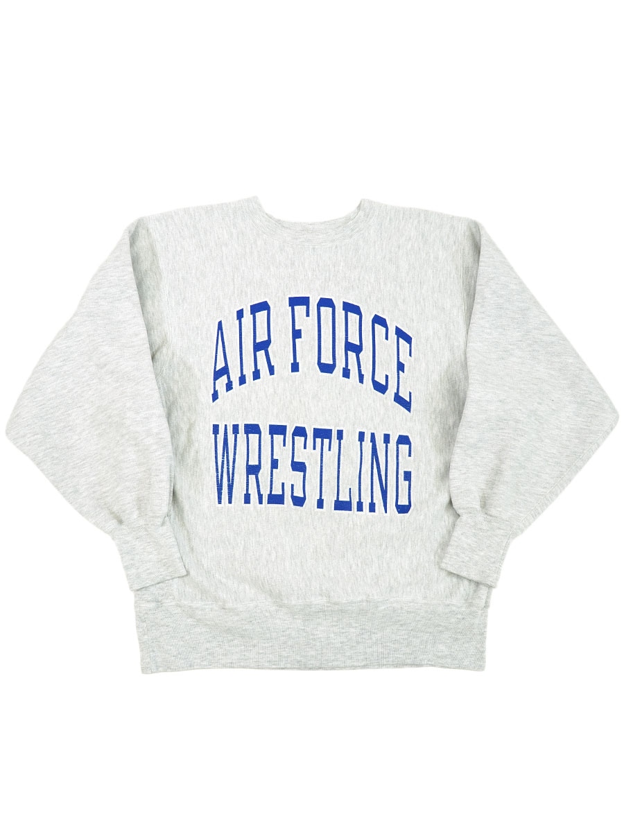 90's 刺繍タグ チャンピオンRW ''AIR FORCE WRESTLING'' 表記(L) MEXICO製