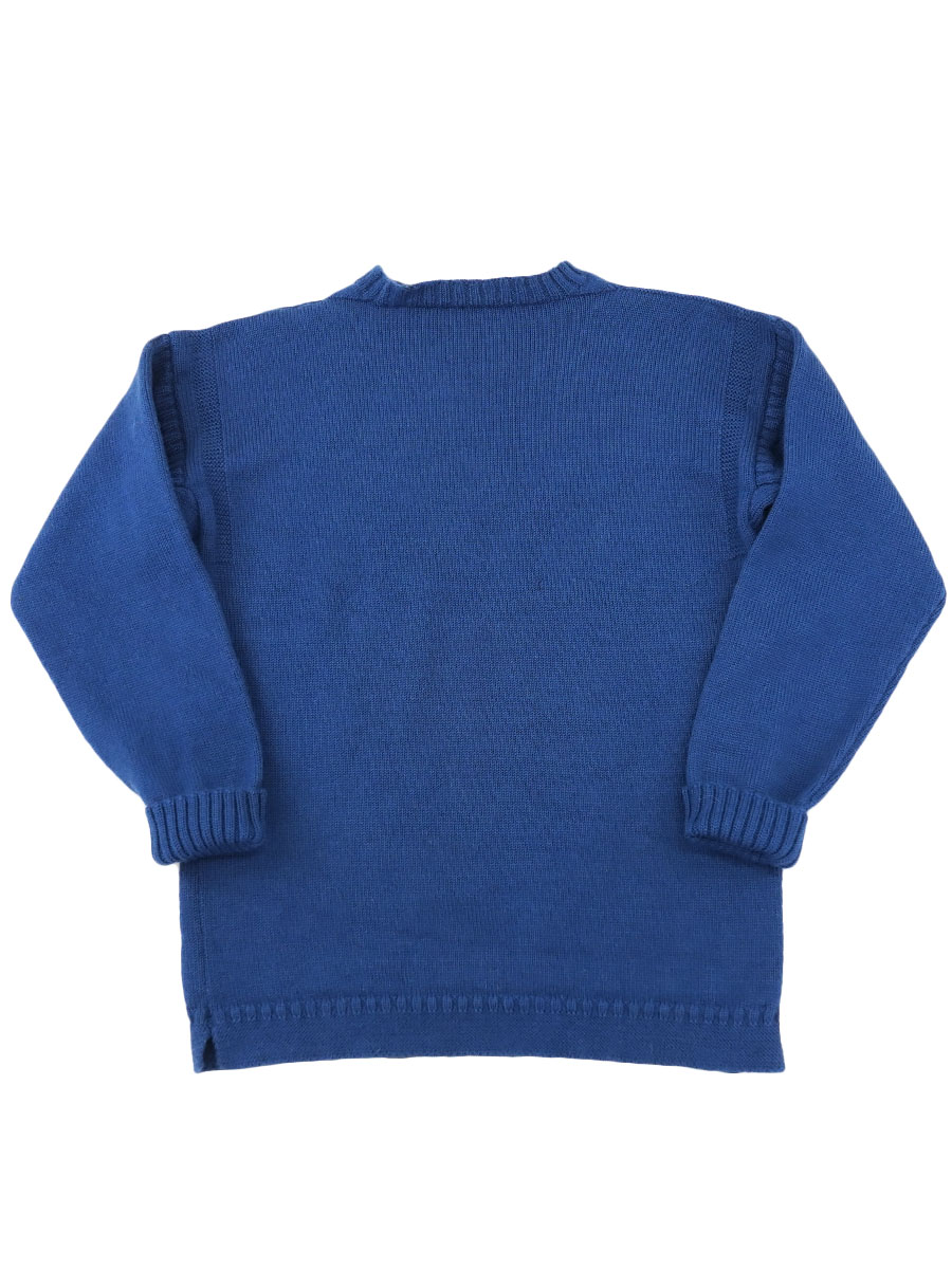 Le Trcoterur ガーンジーセーター インディゴブルー 実寸(S位)
