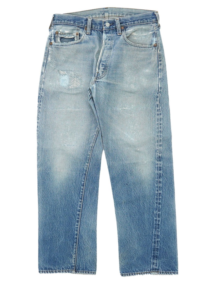 80's Levi's 501 赤耳 デニムパンツ 味ありリペア 良雰囲気 表記(33x30)