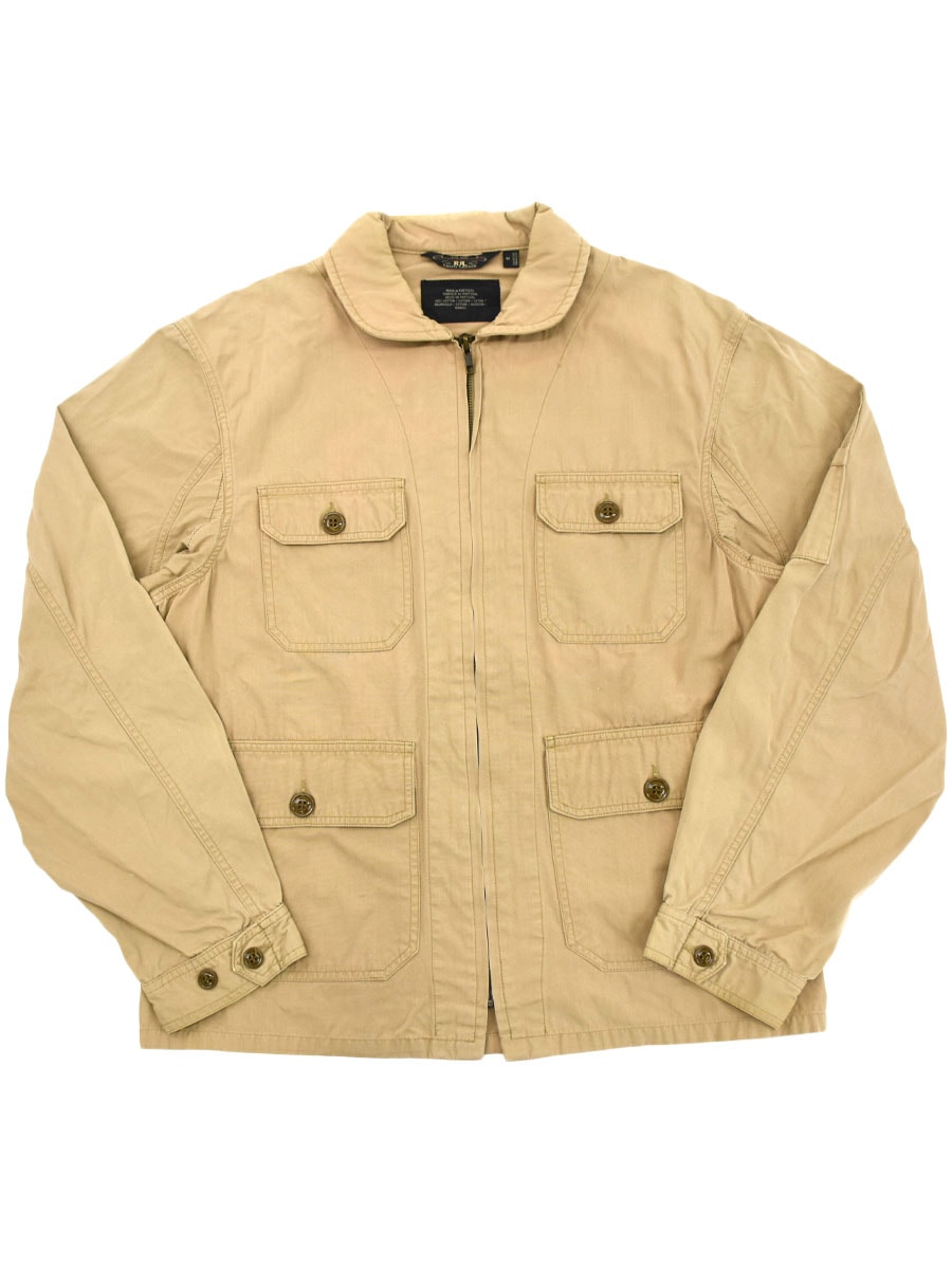 RRL フルジップ コットンジャケット ベージュ 表記(M) | すべての商品