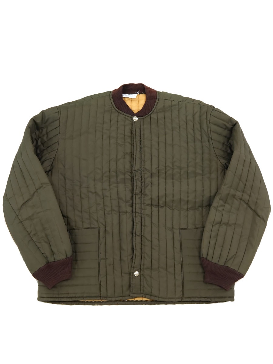 60's HOLIDAY キルティングJKT 焦げ茶 実寸(M位) コットンリブ