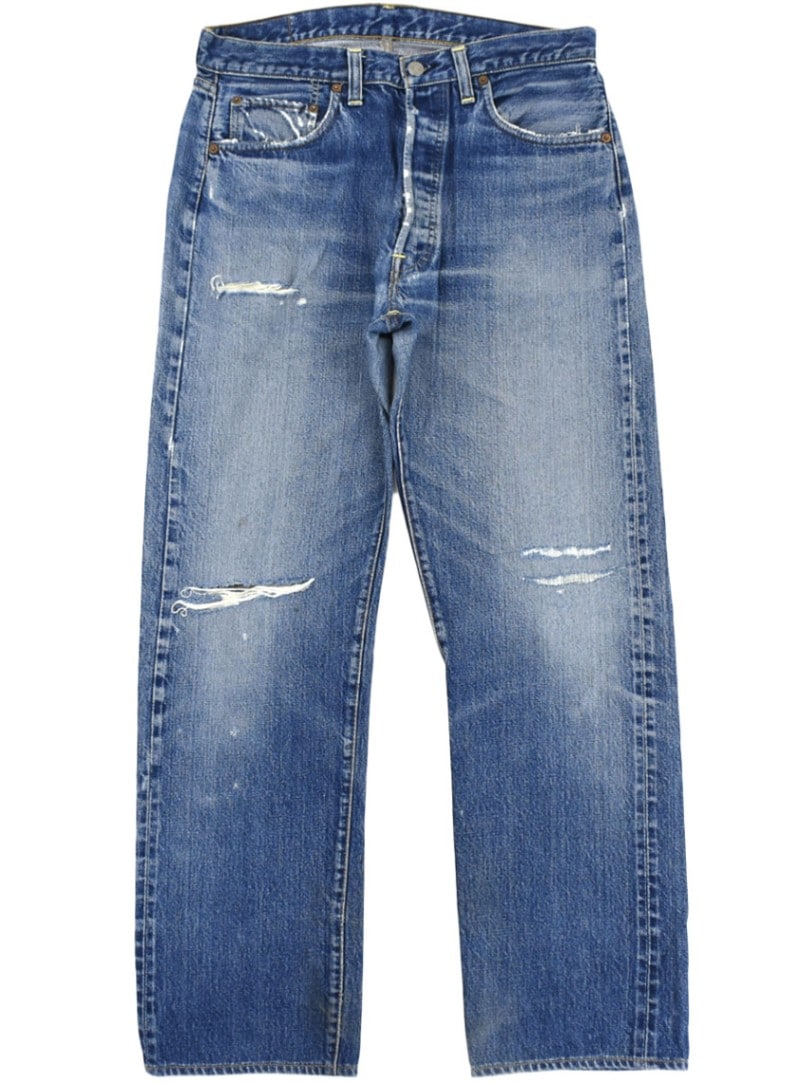 60's～ Levi's 501 BIG-E デニムパンツ 味ありダメージ 渋良雰囲気