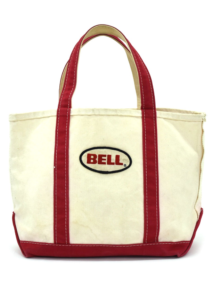 90's～ L.L.Bean BOAT AND TOTE ''BELL'' 生成りxレッド | すべての