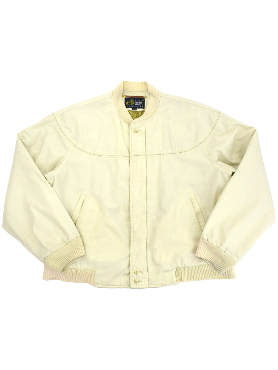 80's～ Derby of San Francisco ダービージャケット クリーム 表記(L