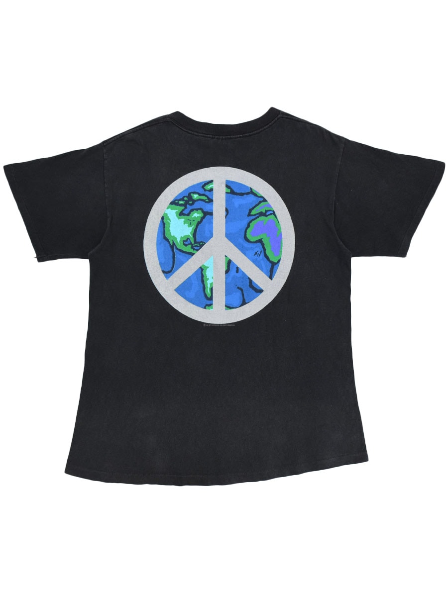 90's giant ''MTV MUSIC TELEVISION'' 両面プリント Tシャツ ブラック