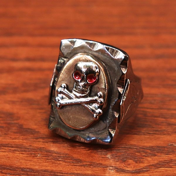 1940s MEXICAN BIKER RING , SKULL No47 , Size 22号 | SOLD OUT
