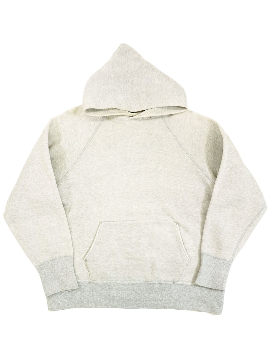 60's ラグランスリーブ スウェットパーカ 霜降りグレー 実寸(L位)