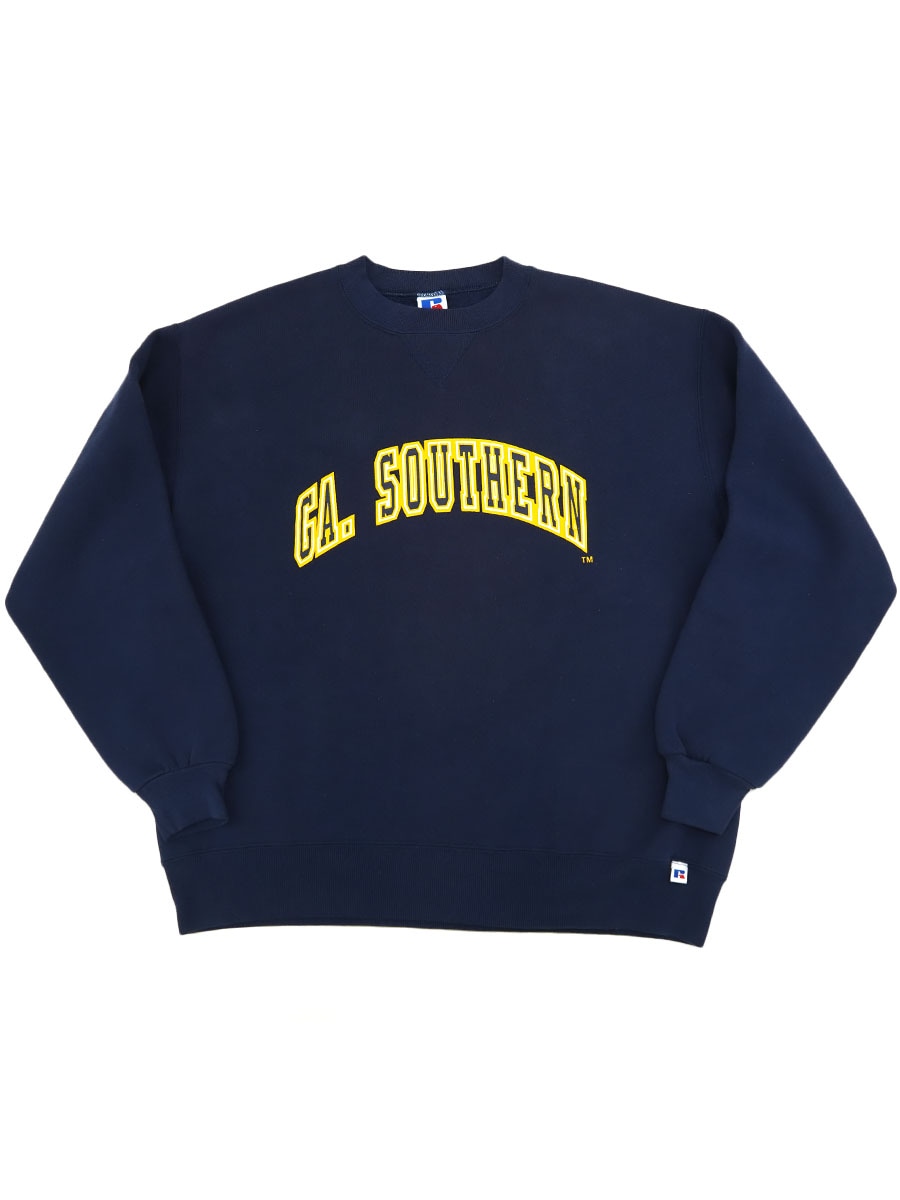 Sweat Vintage Russell Athletic – Années 90 – Gris Clair – Taille L – Made In USA