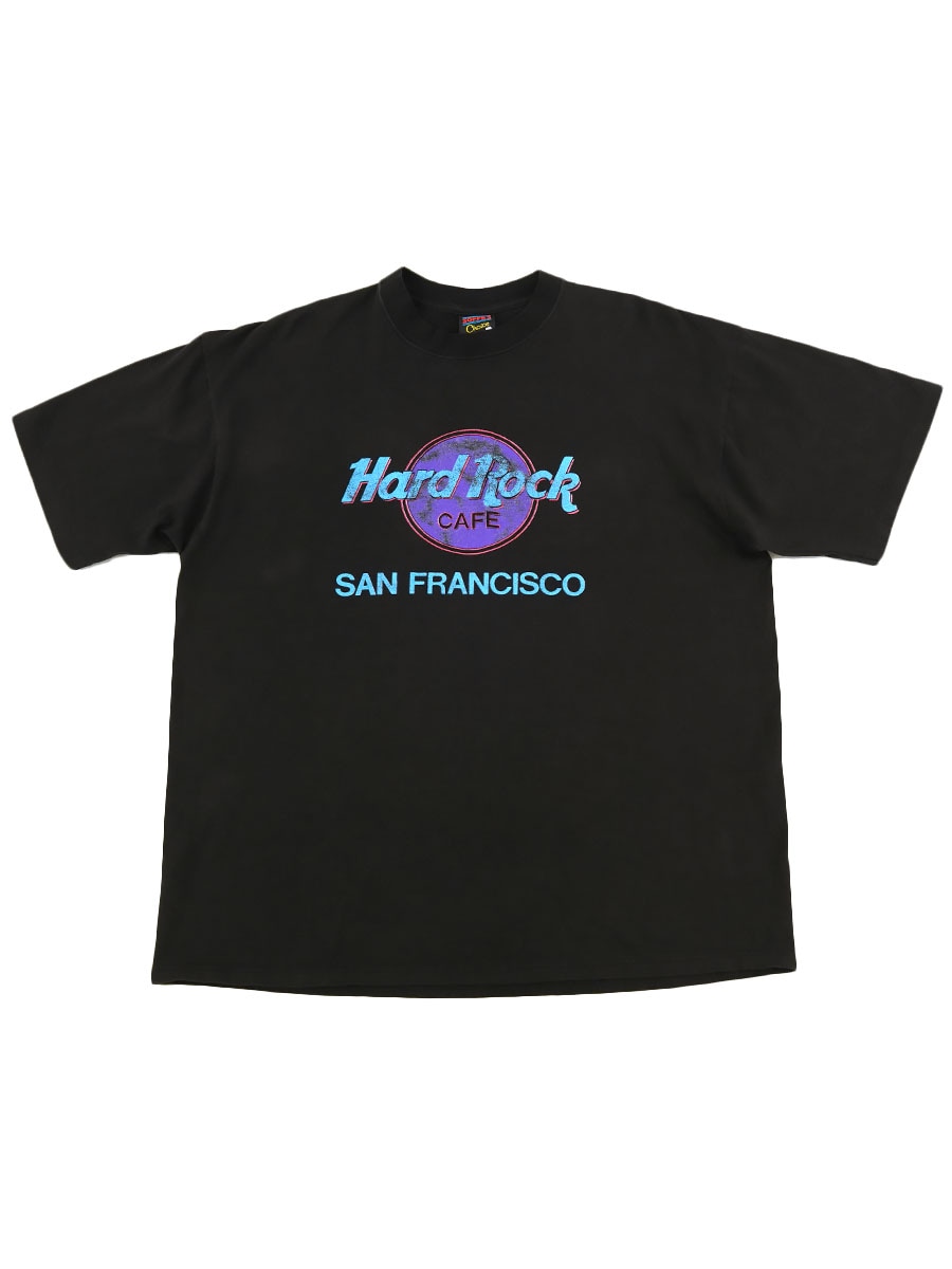 90's～ SOFFES Hard Rock CAFE ''SAN FRANCISCO'' Tシャツ 表記(XL)