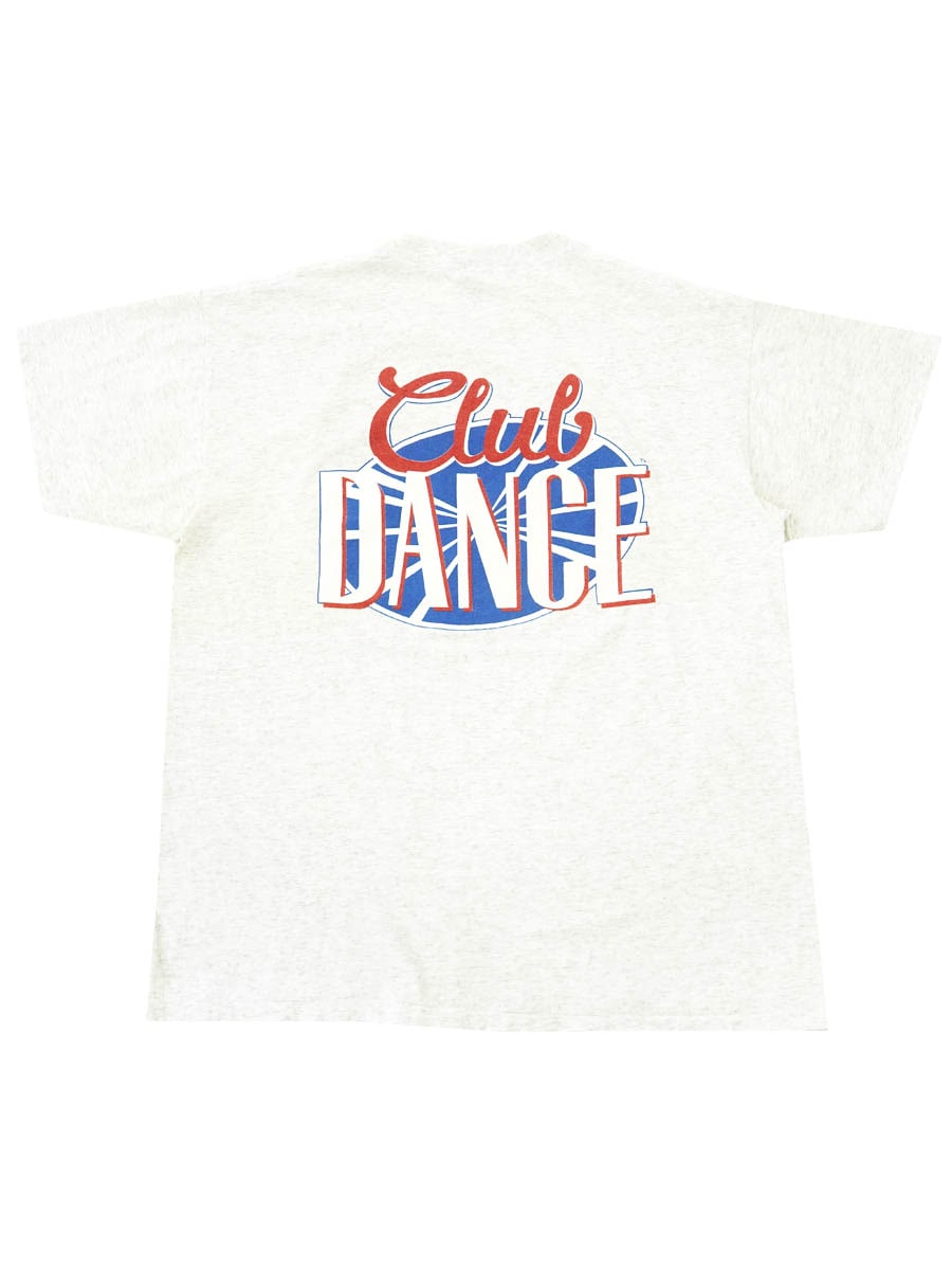 90's ONEITA ''Club DANCE'' 両面プリントTシャツ 表記(XL)