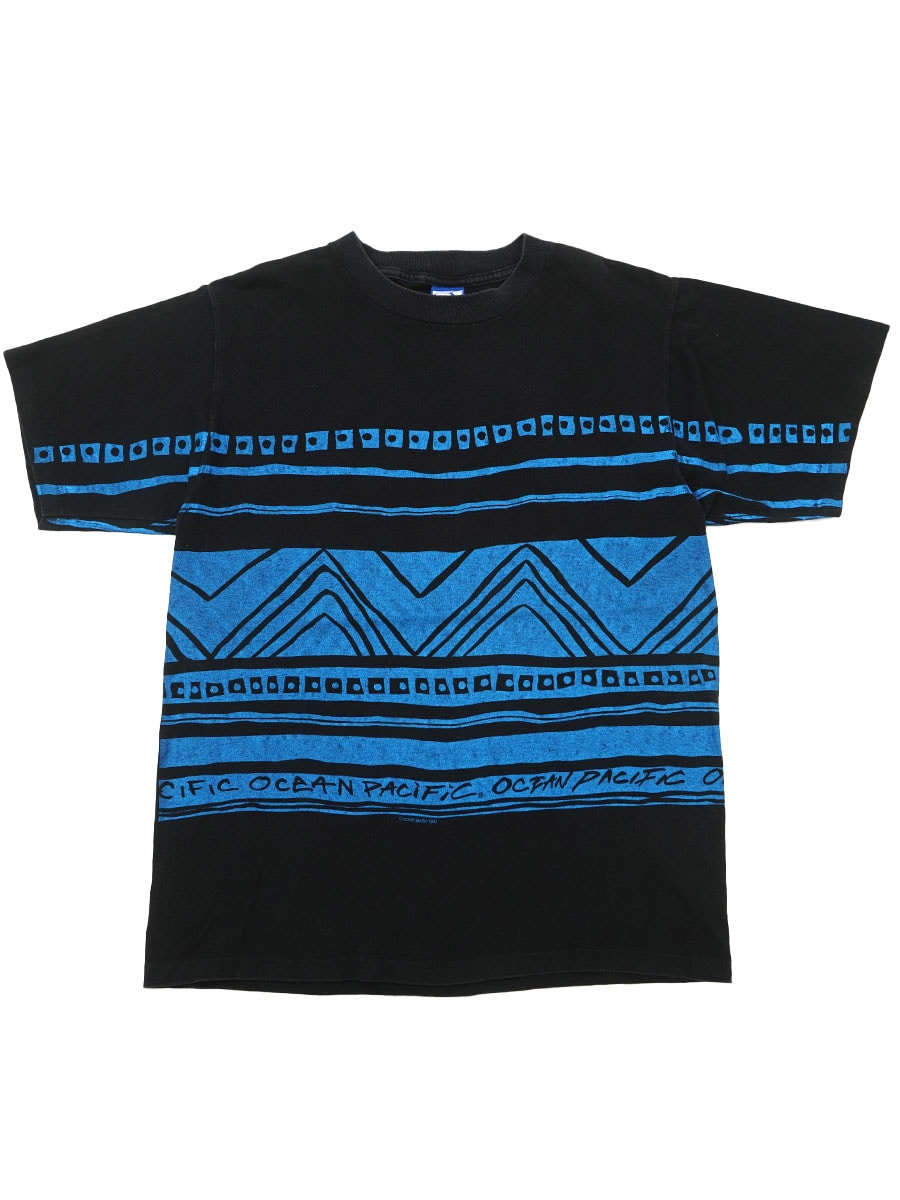 90's OP 両面オールオーバープリント Tシャツ 実寸(L位